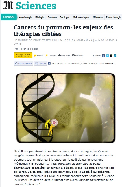 Cancers du poumon: les enjeux des thérapies ciblées